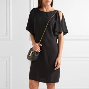 Theory Andzelika ruffled crepe dress